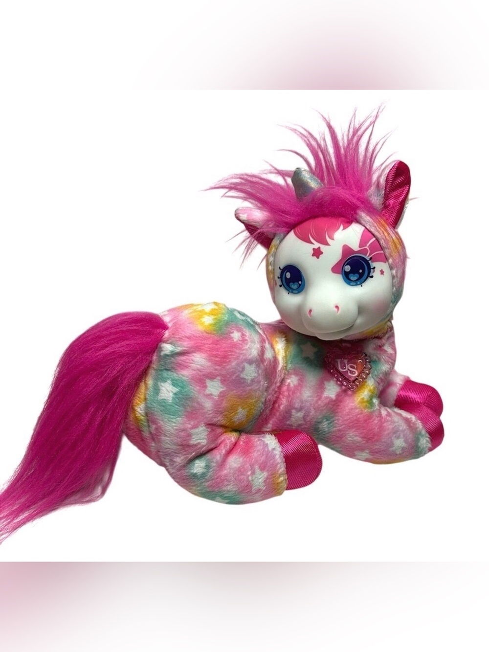 3/$20💥Unicorn Surprise Licorice Stuffed Animal Colorful Plush Just Play Toy Pink